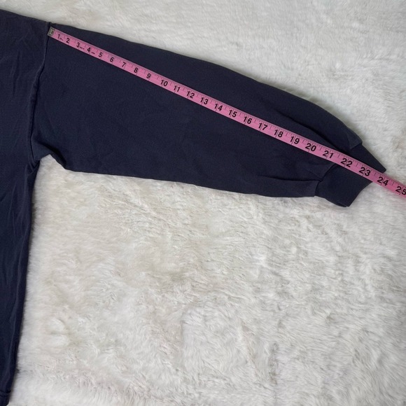 Vintage Jansport Notre Dame Long Sleeve T Shirt Men L ND American Flag Gameday - Picture 9 of 13